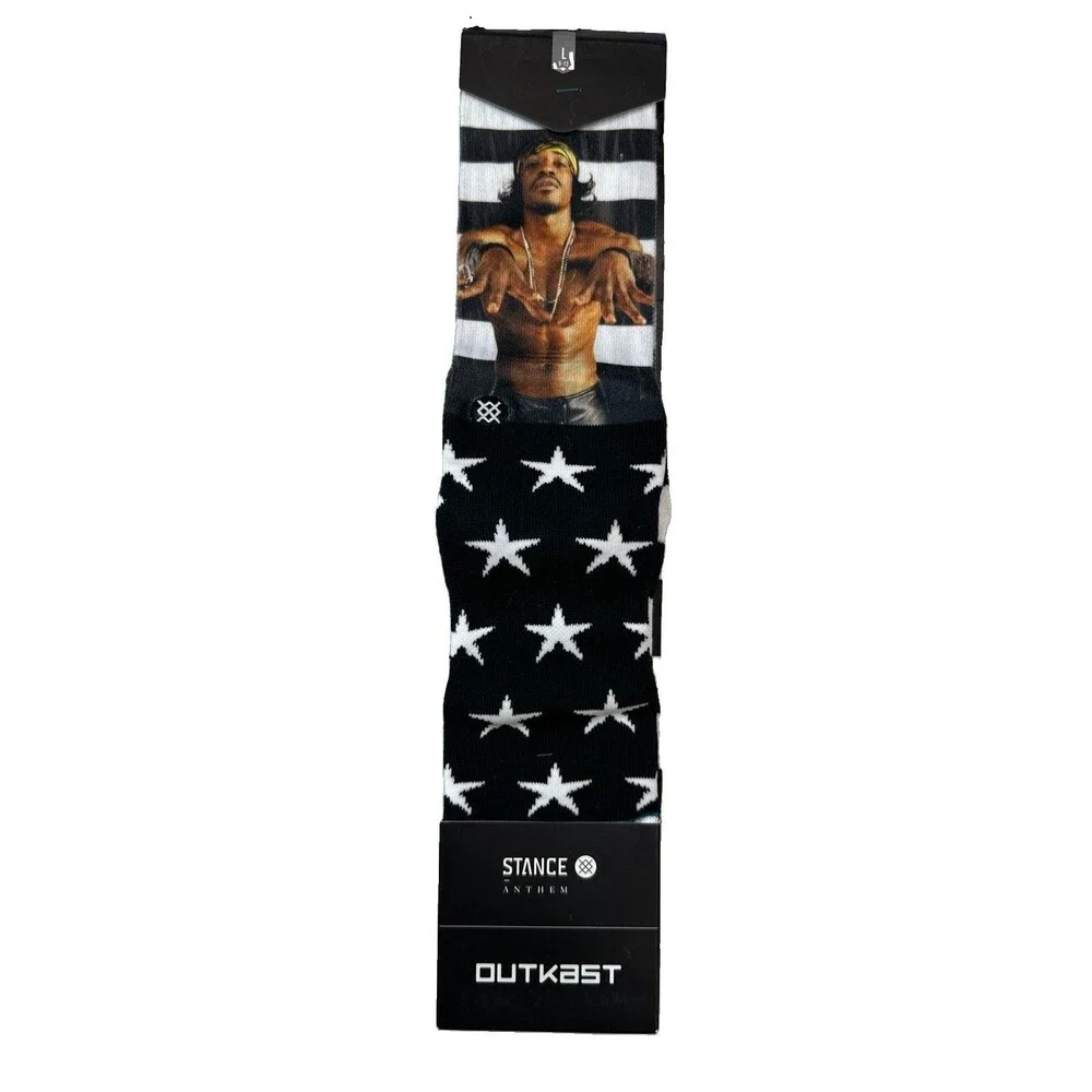 Stance Socks Outkast Graphic NWT L Mens 9-13 Hip Hop Casual